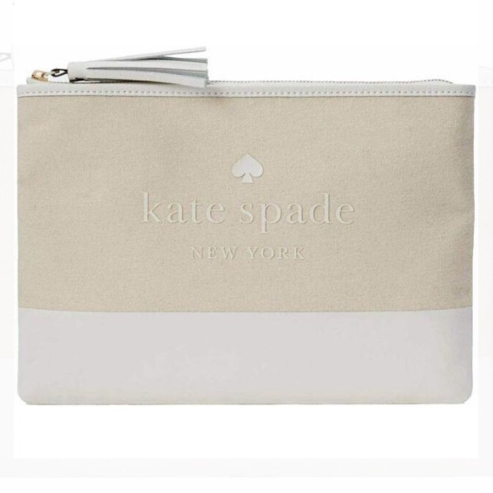 ✨ NWT Kate Spade Ash Street Logo Clutch
